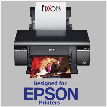 Premium Textured Photo Paper Semi Matte For Epson 8.5"x11" (20 Sheets)