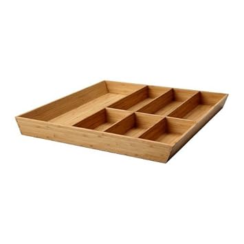 Ikea VARIERA - Bandeja de la cuchillería, bambú - 52x50 cm: Amazon.es: Hogar