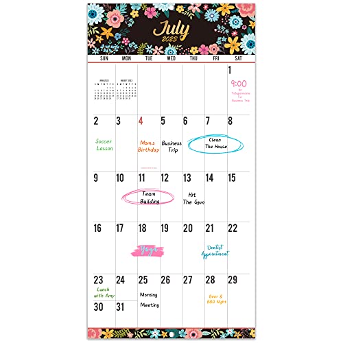 Wall Calendar 20232024 18Month 20232024 Monthly Calendar, July