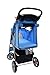 VIVO Four Wheel Pet Stroller, for Cat, Dog and More, Foldable Carrier Strolling Cart, Multiple Colors (Blue)