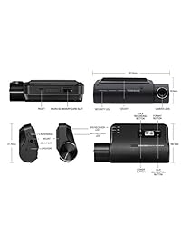 THINKWARE F800 Pro 2 canales HD Dash cámara incluyendo tarjeta Micro SD de 32 GB con Kit de cableado y de instalar juego de herramientas
