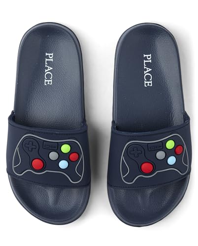 The Children's Place,Boys Everyday Slip On Slide Sandals,Video… at Amazon