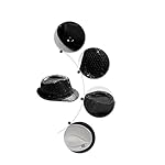 BESTOYARD-Fedora-Hat-Jazz-Hat-Cap-Dance-Hat-Glitter-Sequins-Flashing-LED-Hat-for-Party-Hat-Dress-Up-Costume-Accessories-Black