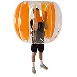 Bubble Ball 4' For Bubble Soccer Zorb Football Ages 8+ Bubble Bumper Suit Outdoor Fun Orange