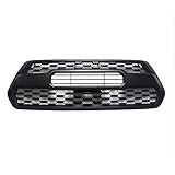 Wisamic Front Bumper Hood Grill Matte for 2016-2018 Toyota Tacoma TRD PRO Replace PT228-35170 - Black