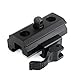 JINSE Bipod Adjustable 6-9 Inches Spring Return with Quick Release Adapter