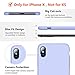 TORRAS [Love Series iPhone X Case 2017 (ONLY), Liquid Silicone Gel Rubber Shockproof Case Soft Microfiber Cloth Lining Cushion Compatible with iPhone X (2017), Light Blue