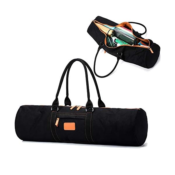duffle bag with yoga mat holder