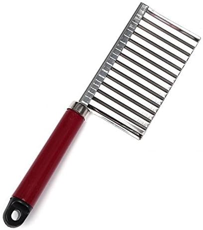 Shopo's Potatoes Vegetables Wave Knife Slicer Cutter Chopper French Fries Maker Potato Wave Slicer -1
