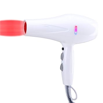 Professioneller Ionischer Haartrockner Leistungsstarker Leiser Schneller Fon Hochleistungs Haartrockner Infrarot Rotlicht Haartrockner Haushaltsthermostat Haartrockner White Amazon De Beauty