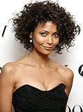 MORICHY Human Hair Wig for Women Curly Hair Wigs Free Part Short Brazilian Kinky Curly Virgin Hair Wig Natural Color