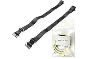 BILLET PROOF DESIGNS Airhawk or other Motorcycle Air Cushion Seating System Replacement Straps (2) and Patch Kit (2)