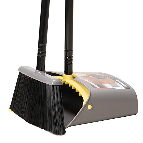 image for LiKe Dust Pan and Broom Combo Set/Long Handle Standing Upright Dustpan