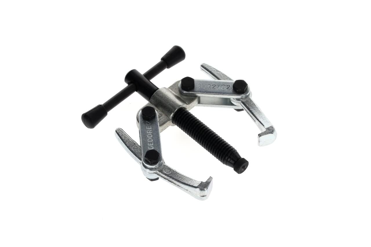 GEDORE Battery-terminal puller up to 60 mm, 2-leg, For small parts, Ball bearings, Windscreen wipers, 40 mm clamping depth, 1.12/02