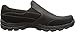 Skechers USA Men's Braver Linares Slip-On Loafer, Black, 11 M US
