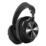 Bluedio T6 (Turbine) Bluetooth Headphones Over Ear Active Noise Canceling ANC Headphones with mic Wireless Headsets Support Amazon Web Services (AWS), 25 Hours Playtime for PC Cell Phone Kids