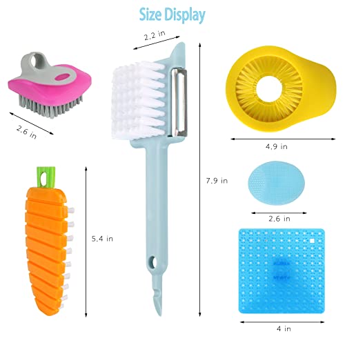 Vegetable Scrubbing Brush, Vegetable Scrubber Nonu2011Toxic Fruit Brush Carrot Shape Vegetable Brush For Potato For Vegetable At U20b9 22.00 | Scrub Brushes | ID: 2852856988248