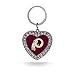 Rico NFL Rhinestone Heart Keychain