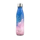 2017 the Newest Blank Bottle, Star Night Sky Print, Blank Vacuum Insulated Stainless Steel Water Bottle, Double Wall, 17 oz