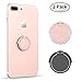 Finger Ring Stand 2 Pack ORYCOOL 360° Rotary Cell Phone Ring Holder Loop Grip Mount Universal Smartphone Kickstand Compatible with iPhone Samsung Galaxy Huawei etc-Black+ Rose Gold