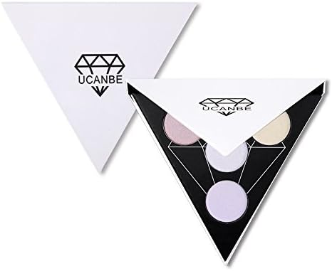 Triangle Highlighter Illuminating Contour Makeup Powder Palette Glow Kit (# 2)