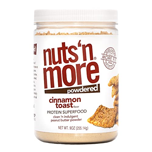 Nuts ‘N More Cinnamon Toast Peanut Butter Powder, All Natural Keto
