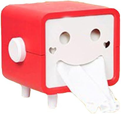 Comfspo TV Shaped Cartoon Plastic Tissue Box Holder Tissue Box Cover/Holder for Bathroom Vanity Countertops