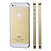 EpicGadget(TM) Luxury Metallic Champagne Gold Brushed Full Body Wrap Decal Skin Sticker for Apple iPhone 5 5S SE (US Seller!!) (Champagne Gold)