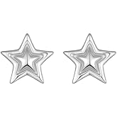 Minimalist Star Statement Stud Earrings for Women Stainless Steel lucky Stars Studs Earring Fashion Birthday Jewelry