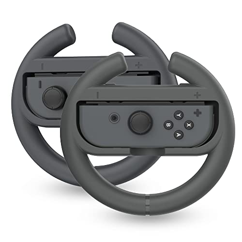 TALK WORKS Steering Wheel Controller for Nintendo Switch 2 Pack Switch Racing Games