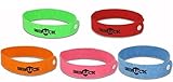 Set of (5) Mosquito Repellent Citronella Bracelets - Non Toxic - Safe - All Natural - Deet Free - Fits Adults - Kids - Baby - Assorted Colors - Up to 240 Hours of Protection