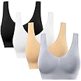 BESTENA Comfort Bra, Seamless Removable Pads Sleep Bras, Yoga Bra, Sports Bras for Women