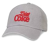 American Needle Raglan Bones Diet Coke Trucker Hat (COKE-1906A-GRY)