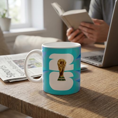 Mundo Avios Messi Lionel Messi AFA Argentina Football Team Memorial Ceramic Mug 11oz 11oz Own Designs We are Sportivo Maglietta (Figurita, Messi26)