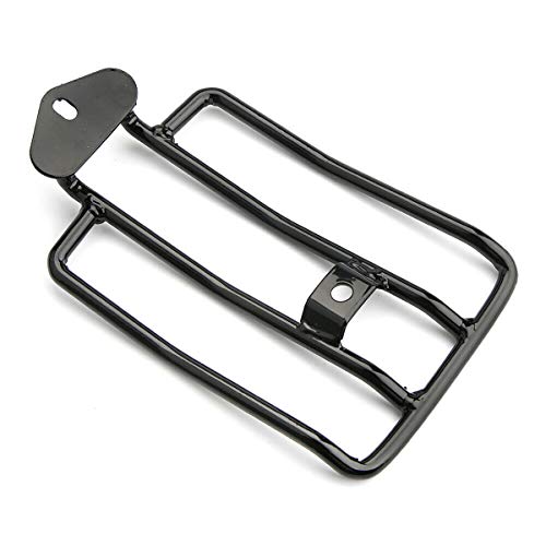 Mingting Motorcycle Solo Seat Rear Luggage Rack for Harley Sportster Iron X48 XL 883 XL1200 2004-2017,Black