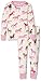 Little Blue House By Hatley Girls' Pajama Set-Heart and Horses