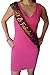 Girlz Nights 50 & Fabulous Lace Sash - 50th Birthday Sash (Black)
