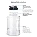 Large Water Bottle With Handle Big Capacity Water Bottle FDA approved Sports Water Bottle BPA-FREE Drinking Water Container Jug Fitness Water Bottle for Gym Training Drinking Bottle