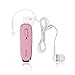 GLCON GJ-02 Stereo Wireless Earpiece Headset V4.1, with Dual Pairing, Noise Cancellation Microphone Mic Bluetooth Earbud for iPhone X 8 7 6 Plus,Samsung S8 S7 Huawei Mate 9 P10,Other Cell Phones, Pink