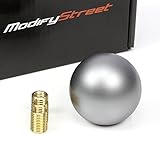 ModifyStreet Ball Shaped 450g Weighted Shift knob - JDM Brushed Silver