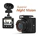 Dash Cam with Superior Night Vision, THiEYE Safeel One 1296P Full HD Video Car Dashboard Camera Recorder with 1.5