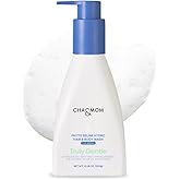 Cha&Mom Head-to-toe Korean Baby Skincare - Hypoallergenic, Plant Based, and Natural Hair & Body Wash, 10.58oz