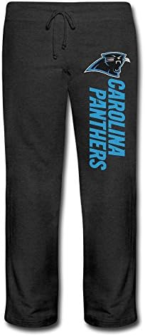 Umison Carolina Leopard Panther Womens Sweatpants Black M