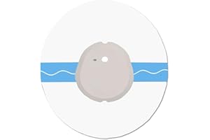 G7 Adhesive Patches Waterproof – 60 Pack Transparent Water-Resistant G7 Overpatch Stickers Invisible Long Lasting to 10 Days-HECHUAN