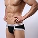 Mens Briefs Low Rise Modal Hip Underwear (Large, 5 Pack)