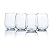Savona Elegant Stemless Plastic Wine Glasses Unbreakable Wine Glasses | Ideal for Indoor/Outdoor Use | Dishwasher Safe | 100% Tritan Shatterproof Wine Glasses | Set of 4