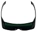 Calabria 3000 Large Fit Over Safety Glasses Fitover Prescription Eyewear Green Men Women Wrap Around Tint Anti Scratch Glare