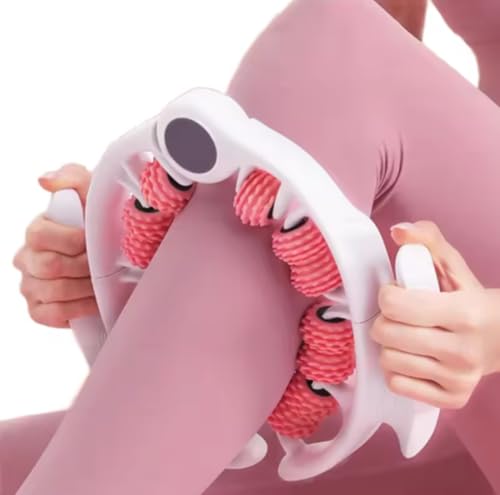 Rolo de Massagem Corporal Lipedema Celulite | Massageador Roller Para Pernas | Drenagem Linfática Liberação Muscular | Drenaroller Linfático Anticelulite Melhora Inchaço Circulação