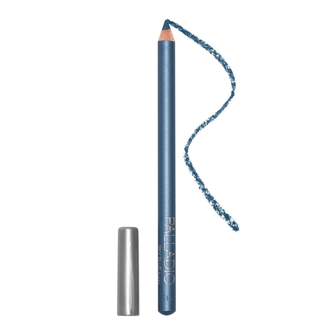 Palladio Wooden Eyeliner Pencil, Thin Pencil Shape, Easy Application, Firm yet Smooth Formula, Perfectly Outlined Eyes, Contour and Line, Long Lasting, Rich Pigment, Sky Blue — image 1
