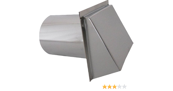 Speedi-Products SM-RWVD 12 Wall Vent Hood with Spring Damper, 12-Inch